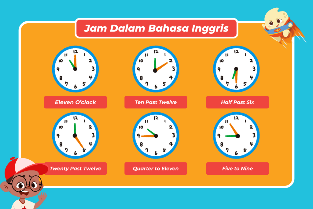 jam dalam bahasa inggris