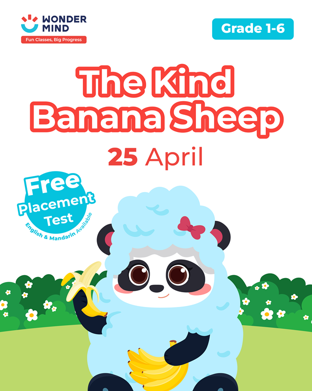 Build a 3D Banana Sheep! Learn symmetry & structure while practicing Kartini’s values: Kindness & Patience. 🕊️